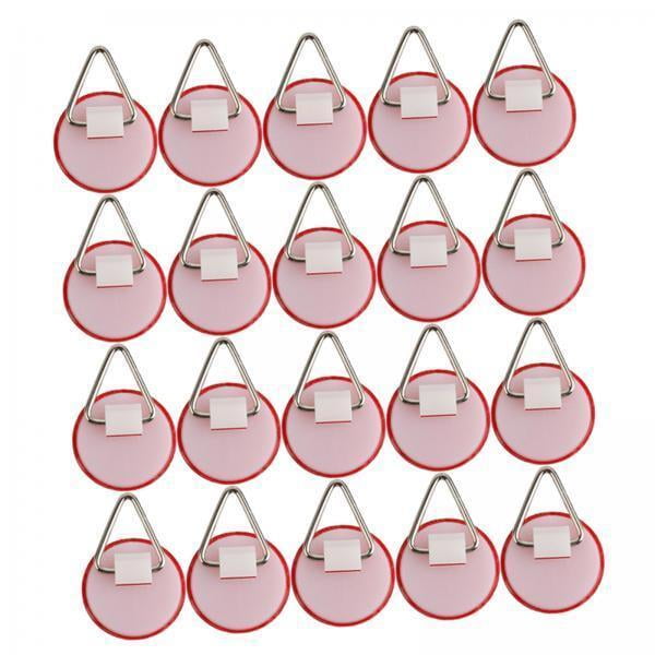 veasfak 2-5pack 20x Invisible Adhesive Hangers Vertical Wall , White, 2 Pcs