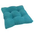 thumbnail image 1 of 19-inch Squared Microsuede Tufted Dining Chair Cushion, 1 of 1