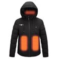 thumbnail image 2 of Penkiiy Heated Jackets for Women Men USB Intelligent Constant Temperature Heated Windproof Plus Size Men And Women Winter 4 Heated Jacket Coat XXL Black, 2 of 9