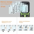 thumbnail image 4 of Huepar Laser Distance Meter 393ft/120m High Accuracy Range Finder with Li-ion Battery LM120A, 4 of 8