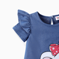 thumbnail image 4 of PatPat Robe à Manches Courtes à Volants pour Bébé Fille avec Imprimé de Chat Mignon, 4 of 4