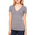 thumbnail image 2 of Bella + Canvas T-Shirt à Manches Courtes Col en V Profond pour Femmes, 2 of 6