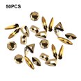 thumbnail image 4 of stanreset 50 Pieces Glass Crystal Set Gem Glitter Personalized 3D Tips Decoration Art Rhinestones Manicure Accessories Wedding Dress Gold, 4 of 6