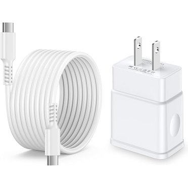 LinQingQ 25W USB Type C Samsung S26 Charger Block USB C Charging Cord Fast Charging for Galaxy S26+/S26 Ultra/S25 FE/S25 Ultra/S25 Plus/A16 5G/A17/A15/S24 Ultra/S23 Ultra/S22, Wall Adapter+Android C C