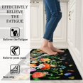 thumbnail image 5 of Cute Red Mushroom with Snails Kitchen Rugs and Mats 2 Pieces, Non Slip Cushioned Mat Runner Rug Doormat for Boho Kitchen,Sink, Laundry, Bathroom, Home Decor, 17x24+17x48inch, 5 of 5