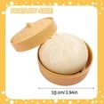 thumbnail image 3 of 1PC Sticky Slow Rising Squishing Dumpling , 3.94 Inch,Assorted Colors Dumpling Squeeze Toys, Realistic Food Squishies Relief Fidget Toys for Decompression Anxiety Relaxation(Purple), 3 of 9