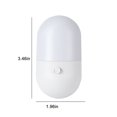 thumbnail image 2 of EIGTHTAIL2PCS Mini LED Night Light Bulbs Dual Color Plug-in Design  Safe Energy-Efficient  Ideal for Bedroom  Bathroom  Kitchen White, 2 of 6