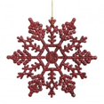 thumbnail image 1 of Vickerman M101605 Flocon de Neige Pailleté Bourgogne 8 Po. Boîte 12-Pvc, 1 of 2