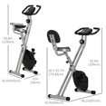 thumbnail image 3 of Soozier Foldable Exercise Bike with 8 Levels of Magnetic Resistance, 3 of 10