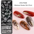 thumbnail image 3 of Nail Stamping Plate Various Patterns Clear Engraved Rust-Proof Polish Printing Flowers Nail Art Stamp for Girl, 3 of 10