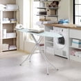 thumbnail image 2 of Costway Compact & Portable Ironing Board with Iron Rest Removable Cover Sturdy Metal Frame Blue, 2 of 9