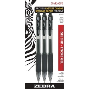 Zebra Sarasa Stylos de gel rétractables