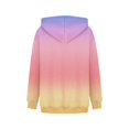 thumbnail image 5 of MesaSe Femmes de la Mode Quotidienne Polyvalent Casual Sweat-Shirts à Col Rond à Manches Longues Gradient Top Sweat-Shirts Rose M, 5 of 5