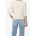 thumbnail image 2 of Haut Côtelé Décontracté à Manches 3/4 Dolman Col Bateau pour Femmes, 2 of 7