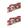 thumbnail image 3 of Wweixi Stylish PVC Waterproof Waist Line For Wall Sturdy And Easy To Clean Wood Marbling SelfAdhesive Skirting Line Safe red fruit 2Set, 3 of 6