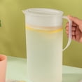 thumbnail image 4 of Plastic Pitcher with Lid,Plastic Large Water Pitcher with Lid,Mix Drinks Water Jug for Hot/Cold Beverage Jar Ice Tea Kettle,Straining Pitcher Round Lid for Cold,Plastic Cold Water Bottle, 4 of 6
