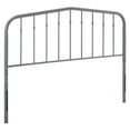 thumbnail image 1 of Modway Lennon Modern Farmhouse Metal Adjustable Headboard, Queen, Gray, 1 of 7