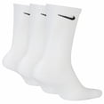 thumbnail image 2 of Nike Everyday Plus Cushion Crew Sock (3 pair) (White, Large), 2 of 2