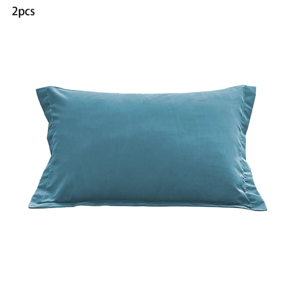 Fwttom Cotton Pillowcase, 2pc Brushed Microfiber St&ard Pillowcase Non Sliped Moistures Wicking & Wrinkle Resistants