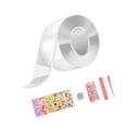 thumbnail image 1 of Bubble Blowing Double Sided Tape Reusable Transparent Tape Double Sided Mounting Tape Style C, 1 of 9