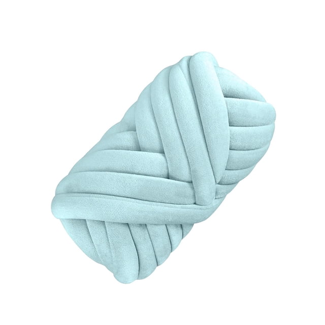 relayinert Chunky Yarn Knitting Arm Knit Soft Yarn 250G for DIY Rug Making Sweaters Light Green