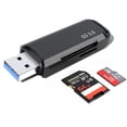 thumbnail image 1 of Lecteur de Cartes USB 3.0, Lecteur SD / Micro SD, Lecteur de Cartes Portable pour SD, SDHC, SDXC, MicroSD, MicroSDHC, MicroSDXC Noir, 1 of 8