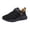 Black, variant on Splozh Toddler Slip On Shoes Toddler Big Kids Shoes Boys Girls Breathable Sneakers Athletic Running Shoes Hot Pink,8-9 Years