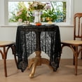thumbnail image 1 of Nappe de Table à Manger Française pour Table Basse, Serviette en Dentelle Ajourée, Nappe Rectangulaire Décorative pour Table Ronde, 1 of 6
