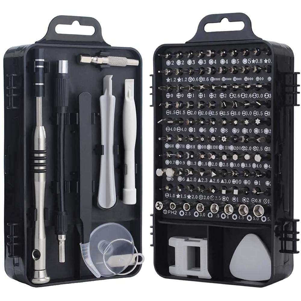 110-Piece Screwdriver & Nut Driver Bit Set | Professional Multi-Function Magnetic Repair Tool Kit For Mobiles, Tablets, Glasses, Laptops, Pcs | Pc Repair Screwdriver Set | Durable Tool