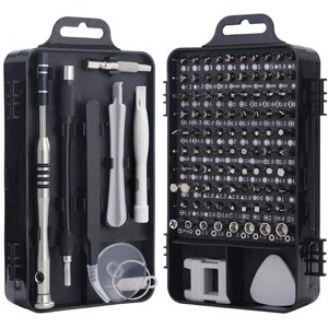 110-Piece Tournevis & Kit d'outil de réparation magnétique multi-fonction professionnelle pour les mobiles, les tablettes, les verres, les ordinateurs portables, les Pcs