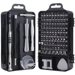 110-Piece Tournevis & Kit d'outil de réparation magnétique multi-fonction professionnelle pour les mobiles, les tablettes, les verres, les ordinateurs portables, les Pcs