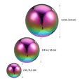 thumbnail image 2 of HINTRMENT 6 Pcs Sphères Réfléchissantes en Acier Inoxydable pour Miroir Décoration de Jardin Extérieure, 2 of 6