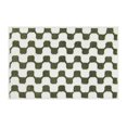 thumbnail image 1 of Mainstays Waves Polyester Bath Rug, Green & White, 16" x 24", 1 of 4