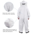 thumbnail image 3 of Beekeeping Suit, Professional Lightweight Breathable Beekeeping Protective Smock With Protective Hat Veil, Made From Cotton + Polyester, Perfect For Beekeeper Farm Visitors, 3 of 8