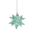 thumbnail image 2 of HOLIDAY TIME 3.25 Inch Mint Green Iridescent Star Christmas Ornament, 100% PP Hanging Tree Decor, 2 of 4