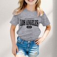 thumbnail image 2 of Camisole avec Soutien-Gorge, Mode Décontractée pour Enfants, Imprimé, Col Rond, Manches Courtes, T-Shirt Ample, 2 of 4