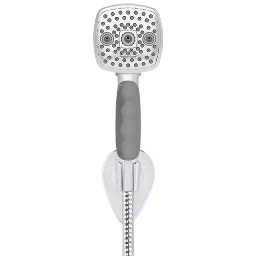 KIT de RV Blanc 1.8 GPM avec Tuyau de 72 Pouces Montage Mural pour Plombier