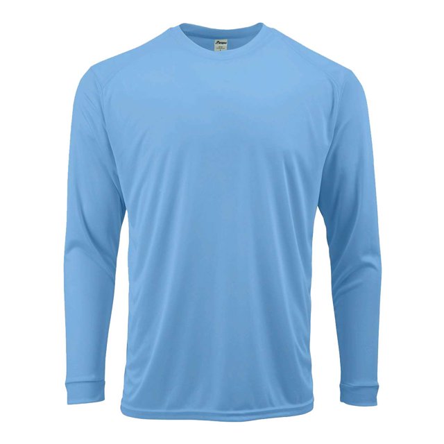 T-Shirt à Manches Longues de Performance Long Islander, S, Bleu Bimini