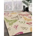 thumbnail image 3 of Ahgly Company Tapis d'Intérieur Lavable à la Machine, Carré, Transitionnel, Brun Pérou, Tapis de Zone, 8 Pieds Carré, 3 of 7