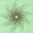 thumbnail image 1 of Ahgly Tapis d'Intérieur Lavable en Machine Carré Vert Menthe, 5 Pieds Carré, 1 of 7