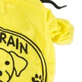 thumbnail image 4 of SUSSEXHOME Pets Dog Raincoat with Hood - Full Coverage Dog Rain Jacket with Fleece Lining - Machine Washable Waterproof Raincoat for Dogs - Yellow, 4 of 8