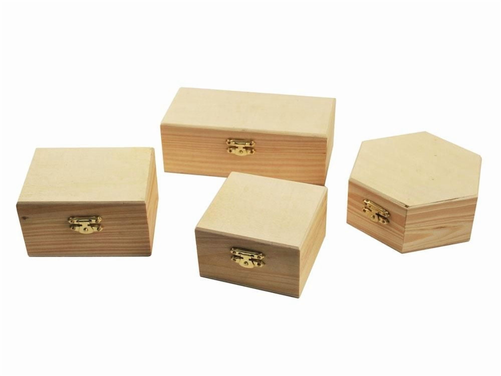 Wood Box Assortment: 3.5"-6"
