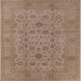 thumbnail image 1 of Ahgly Company Indoor Square Mid-Century Modern Light Copper Gold Oriental Area Rugs, 8' Square, 1 of 6