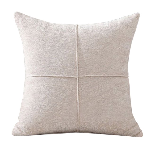 ERK 1Pcs Pillow Autumn And Winter Solid Color Living Room Sofa Cushion Study Bedroom Pillowcase