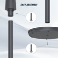 thumbnail image 3 of Gusto 40W Electric Fan, Oscillating Pedestal Fan with Remote and Adjustable Timer, 12”, 3 of 12