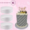 thumbnail image 3 of Round Smooth Edge Cake Board White – 12″ X ½ ” Thick - 6 pack, 3 of 7