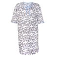 thumbnail image 1 of Silvert's® Women Hospital Gown, with Open Back & Snap Back, WATERLILY, Size XL, 1 of 1