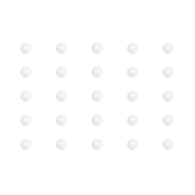 Unique Bargains Billes en Céramique en Zircon G10 de 1 mm de Diamètre ZrO2 pour Roulements, Blanc, Lot de 30