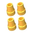 thumbnail image 4 of 4 Pieces 7/8inch Rubber Tips Replacement Easily Install Durable Yellow, 4 of 9