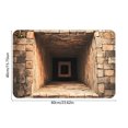 thumbnail image 3 of Multicolour Entrance Door Mat, Absorbent Nonslip Foot Mat with Stereoscopic Visual Effect, Decorative Floor Covering for Home, Bathroom, and Kitchen, 60x40 cm, 3 of 6